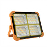 چراغ خورشیدی سولار ۴ باتری ۲۸۸ LED ضدآب IP66 به همراه پنل شارژ خورشیدی و کابل USB