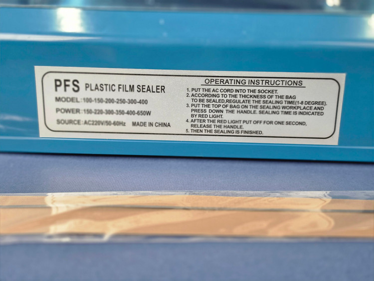 دستگاه اورجینال دوخت پلاستیک و پرس حرارتی ۲۵ سانت ایمپالس سلر مدل PFS-250