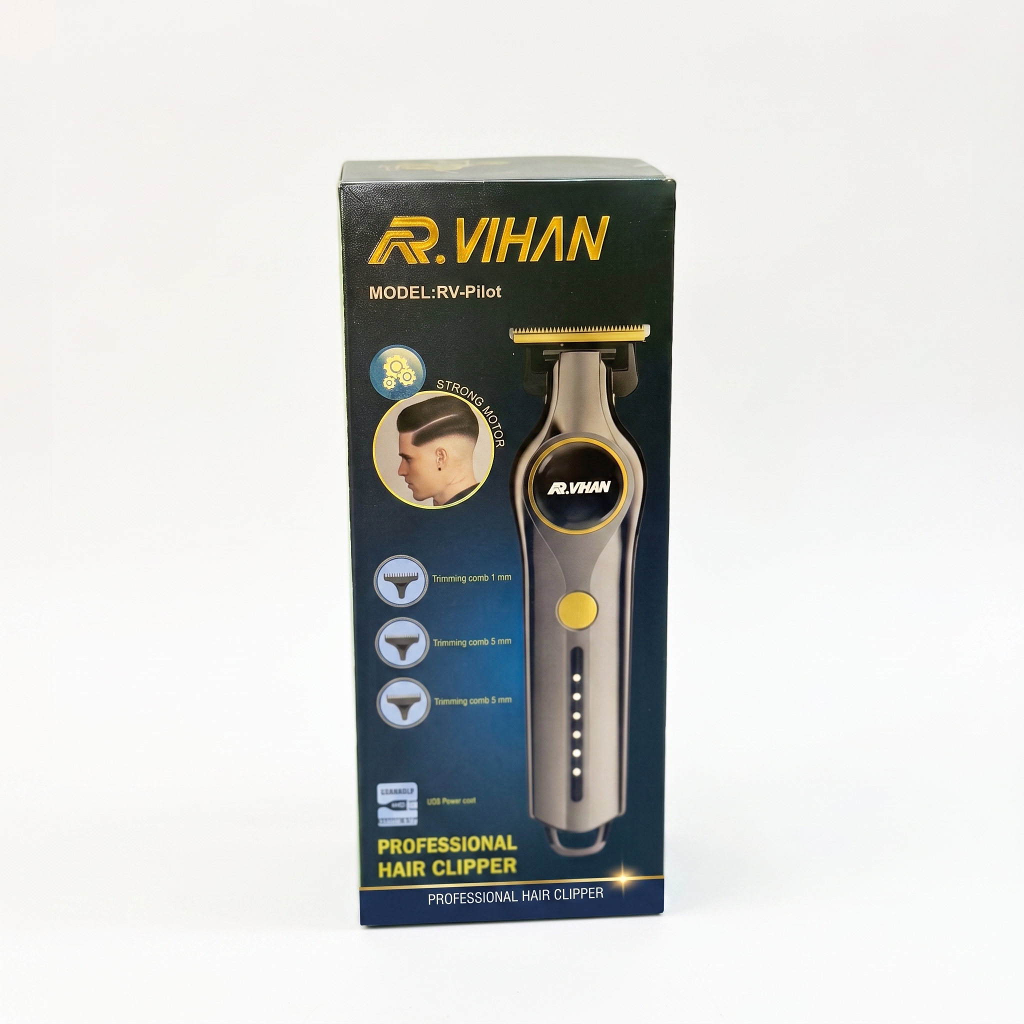 ماشین اصلاح و خط زن حرفه‌ای ویهان مدل RV-Pilot اورجینال؛ شارژی و پرقدرت