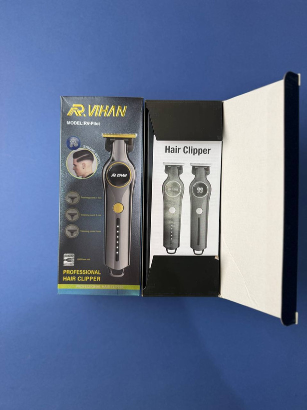 ماشین اصلاح و خط زن حرفهای ویهان مدل RV-Pilot اورجینال؛ شارژی و پرقدرت