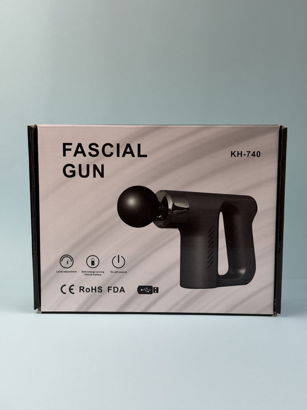 ماساژور تفنگی اورجینال مدل KH-740 | ماساژور ضربهای شارژی ۶ سرعته با ۴ سری