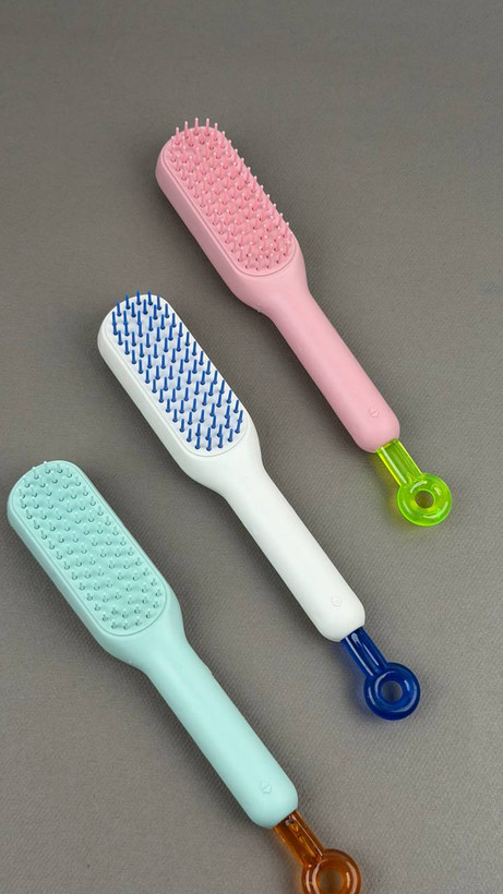 برس مو جادویی دندانه جمع شونده Magic Hair Brush | گره بازکن خودکار با تمیزکاری آسان